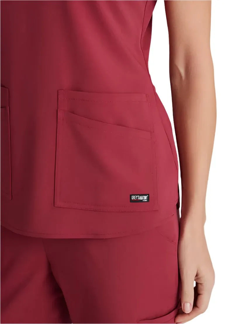 Grey's Anatomy Stretch™ by Barco Emma 4-Pocket V-Neck Scrub Top