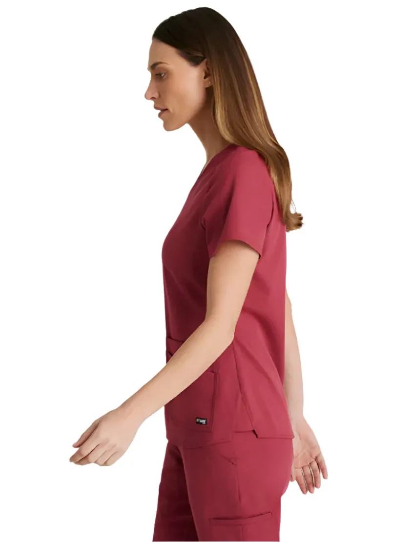 Grey's Anatomy Stretch™ by Barco Emma 4-Pocket V-Neck Scrub Top
