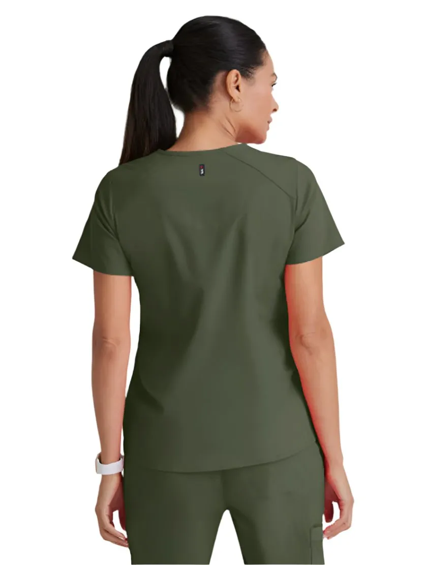 Grey's Anatomy Stretch™ by Barco Emma 4-Pocket V-Neck Scrub Top