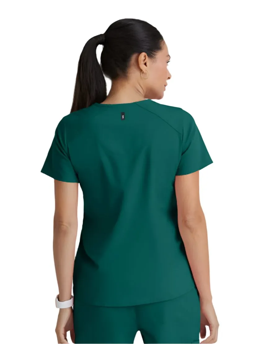 Grey's Anatomy Stretch™ by Barco Emma 4-Pocket V-Neck Scrub Top