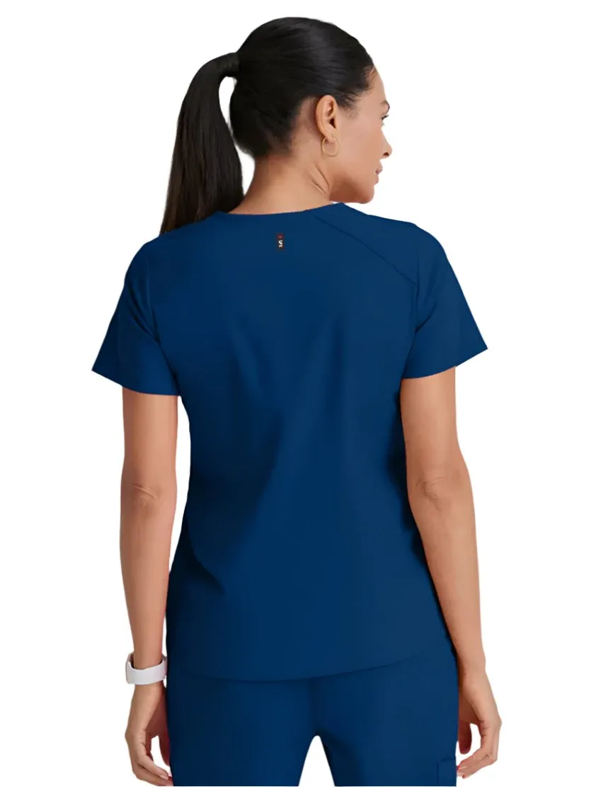 Grey's Anatomy Stretch™ by Barco Emma 4-Pocket V-Neck Scrub Top