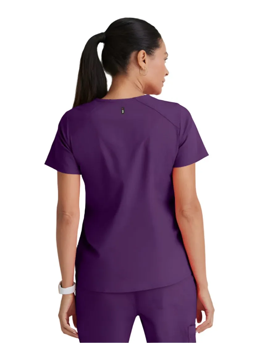 Grey's Anatomy Stretch™ by Barco Emma 4-Pocket V-Neck Scrub Top