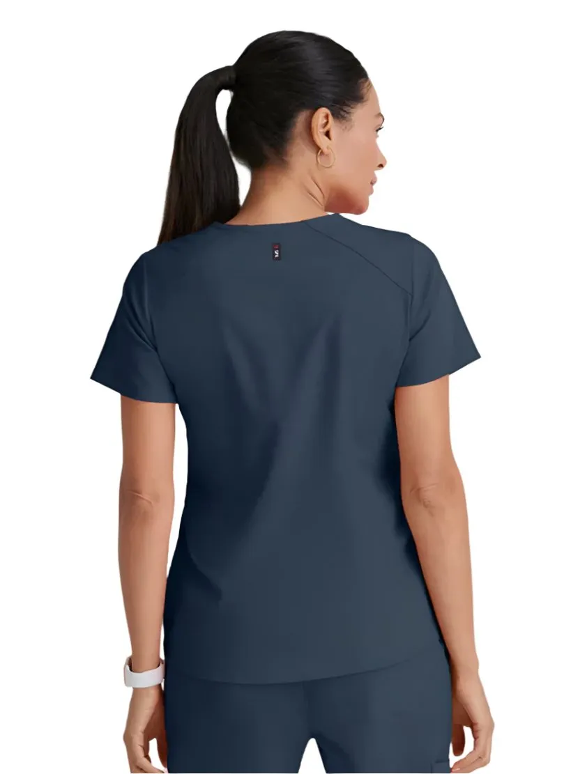 Grey's Anatomy Stretch™ by Barco Emma 4-Pocket V-Neck Scrub Top