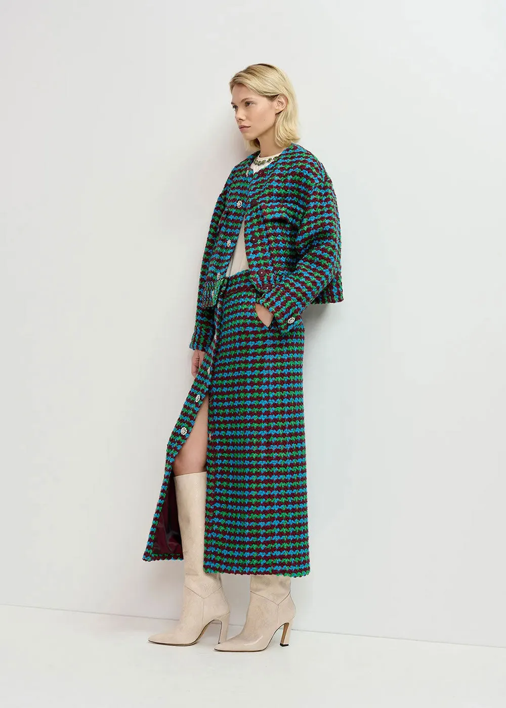 Grim Tweed Skirt
