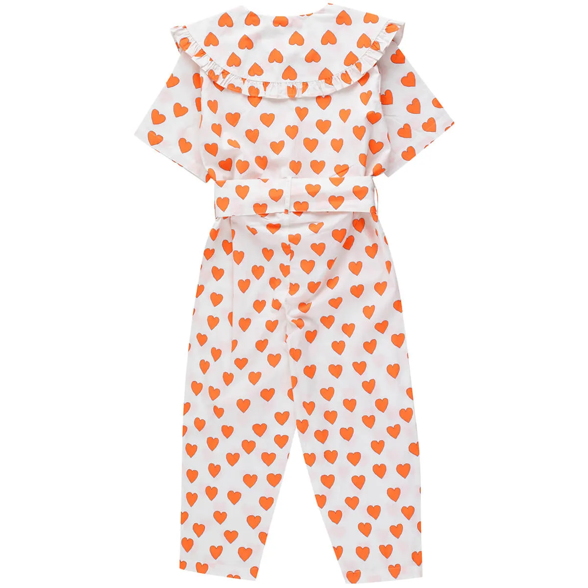 Hearts Jumpsuit by Tinycottons - Last Ones In Stock - 4-6 Years