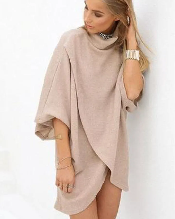 High Neck Knit Top
