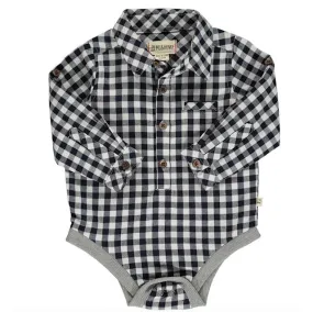 Jasper Bodysuit in Microplaid