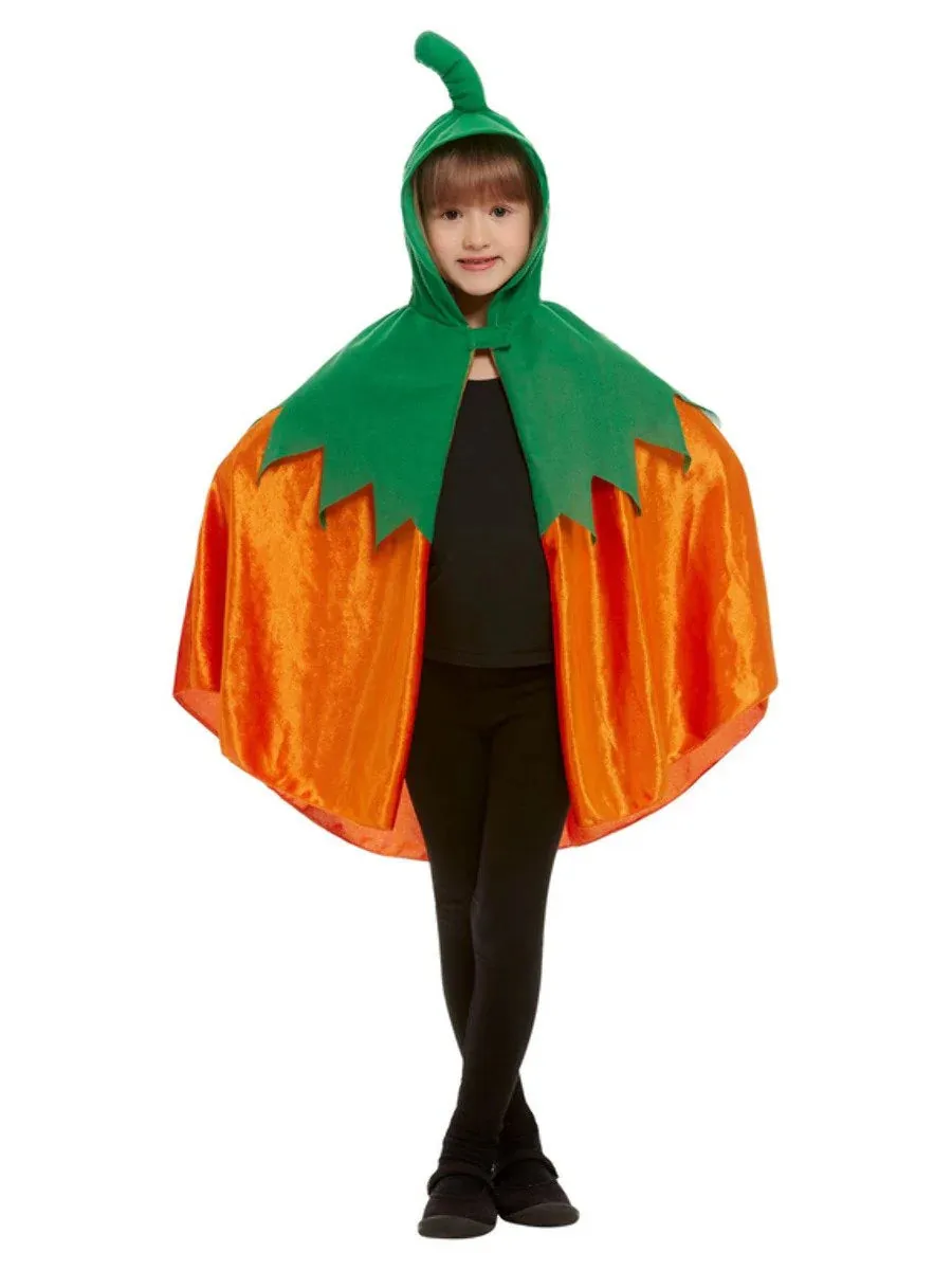 Kids' Halloween Pumpkin Cape