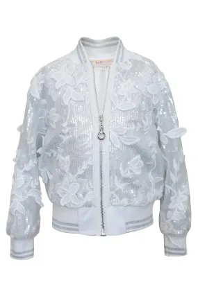 LACE BOMBER JACKET (B33218)