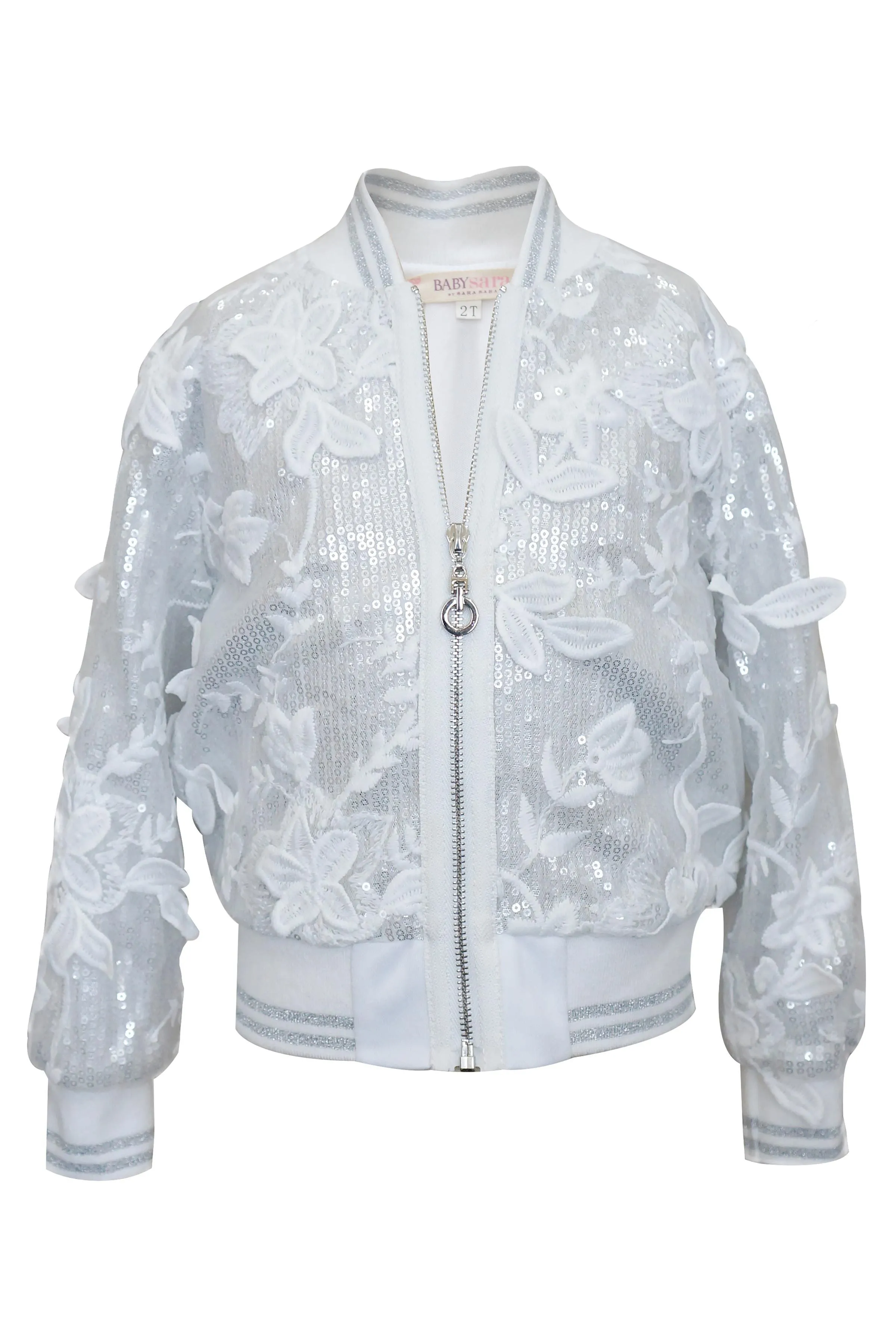 LACE BOMBER JACKET (B33218)