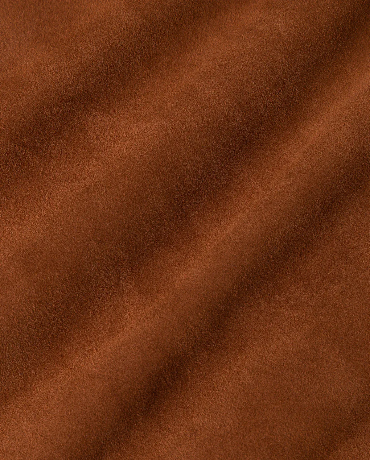 Lena Cropped Suede Leather Jacket in Cognac