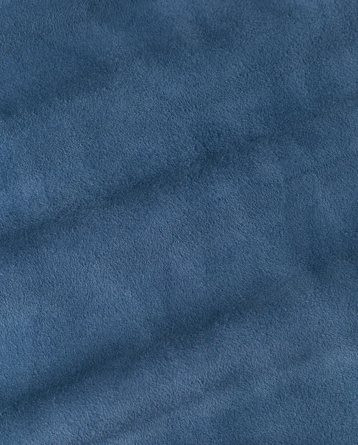 Lena Cropped Suede Leather Jackt in Stone Blue