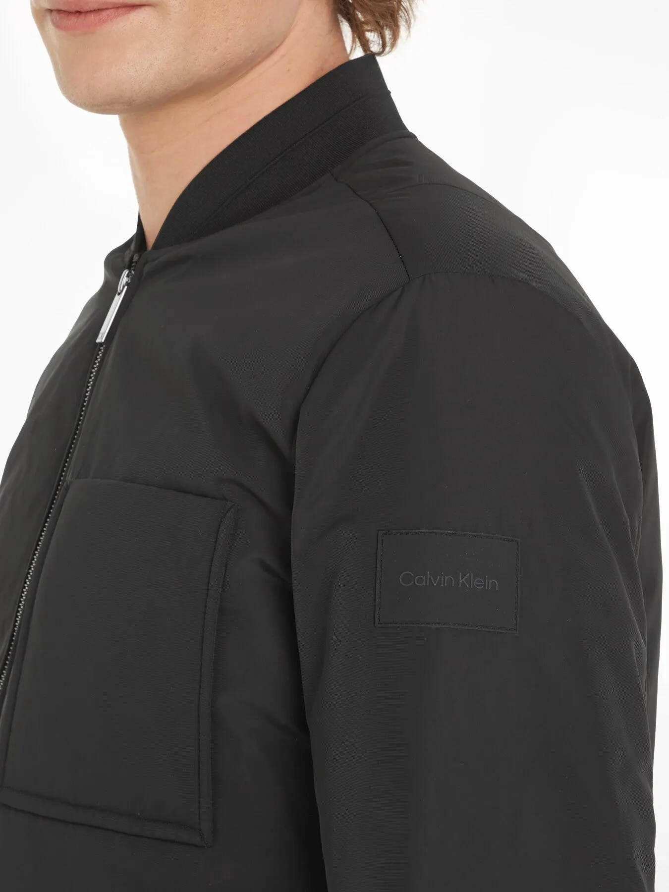 Lightweight Twill Bomber Jacket