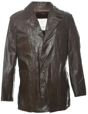 London Fog Leather Jacket - L