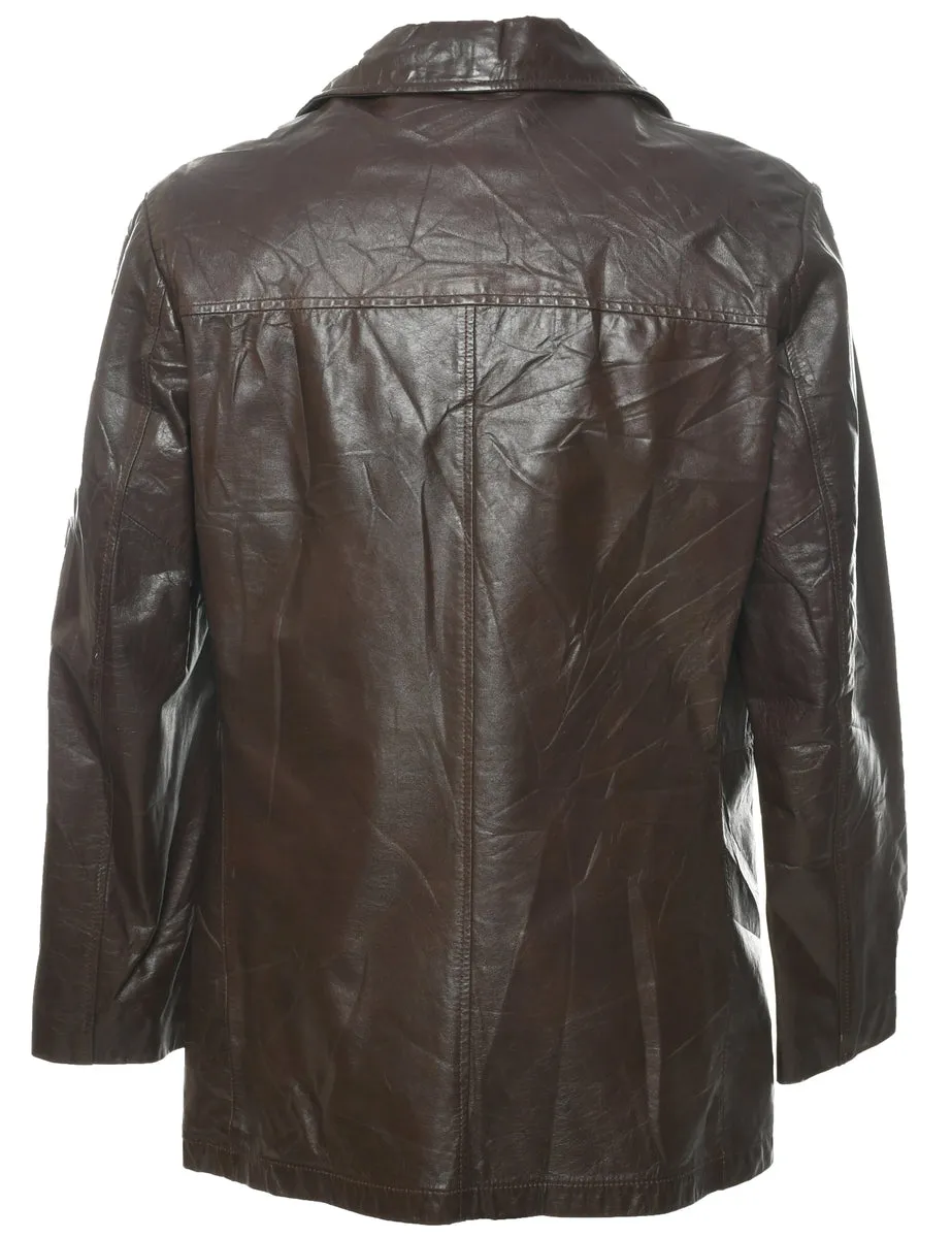 London Fog Leather Jacket - L