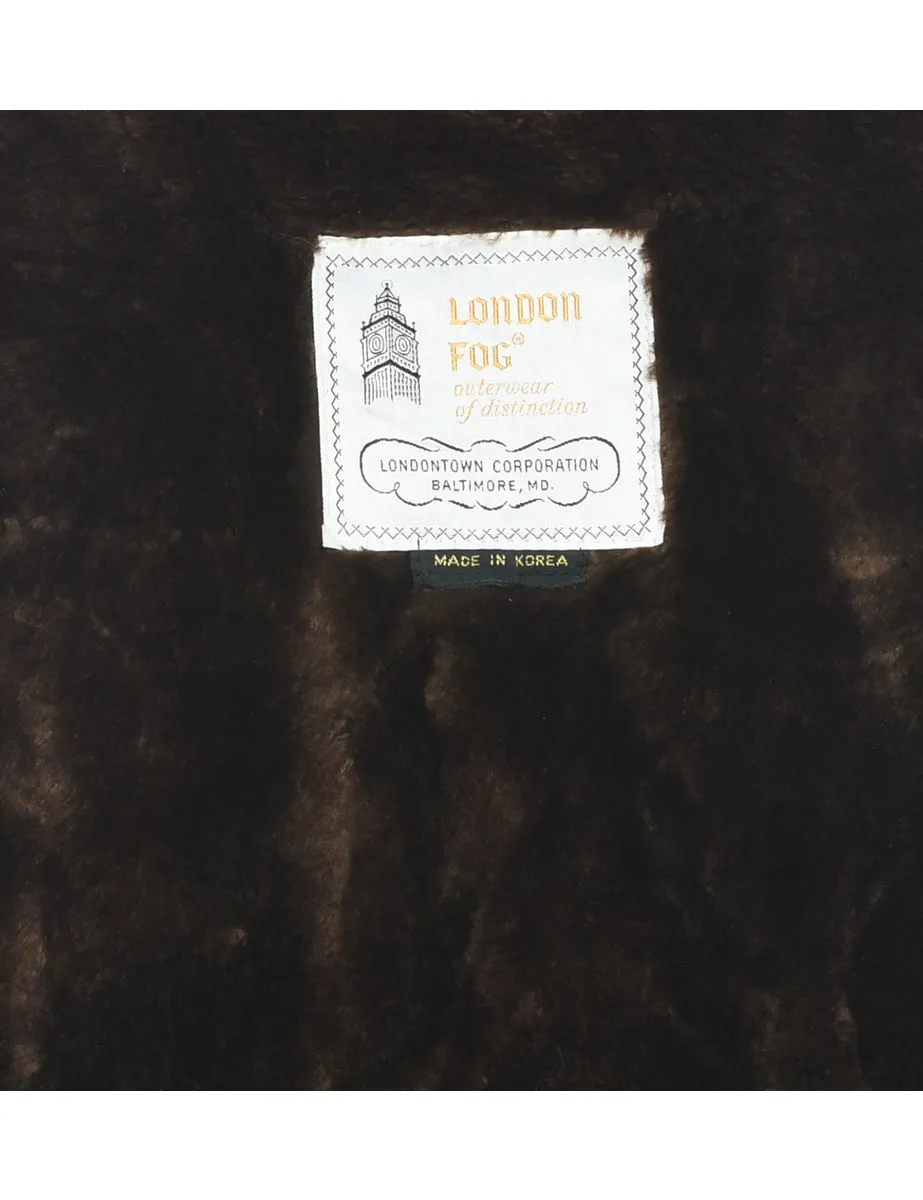 London Fog Leather Jacket - L
