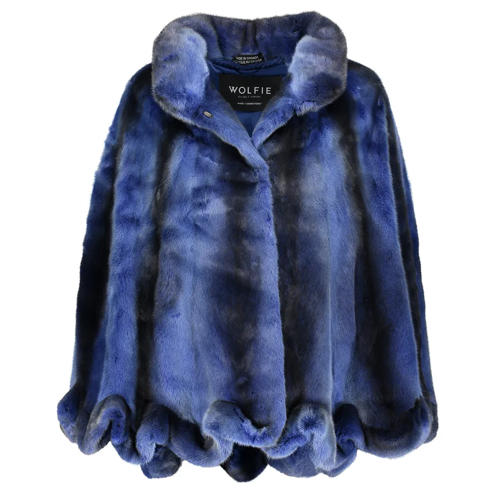 LUCILLA Mink fur cape