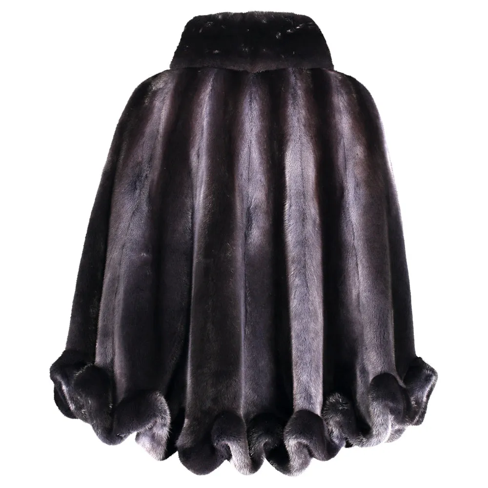 LUCILLA Mink fur cape
