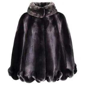 LUCILLA Mink fur cape