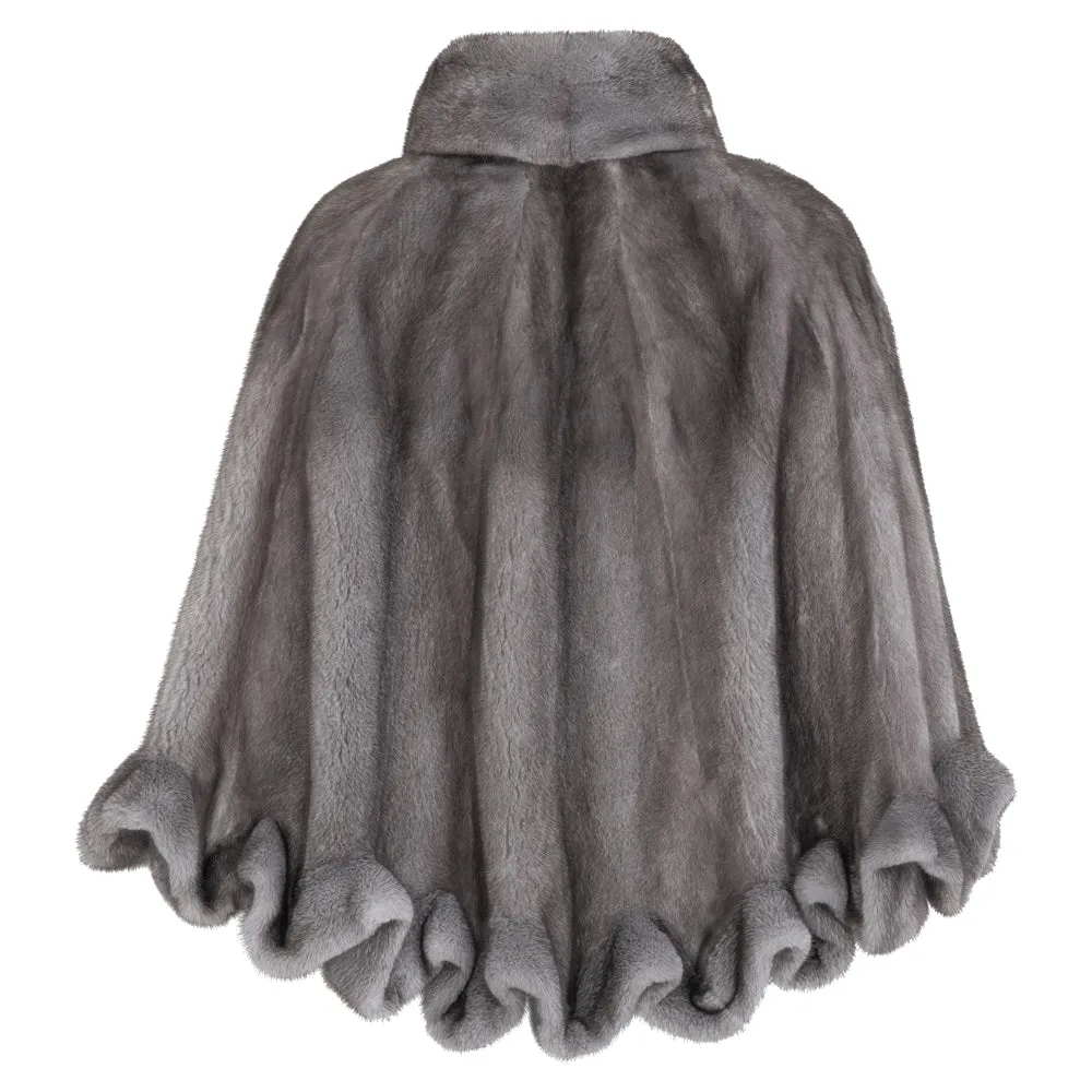 LUCILLA Mink fur cape