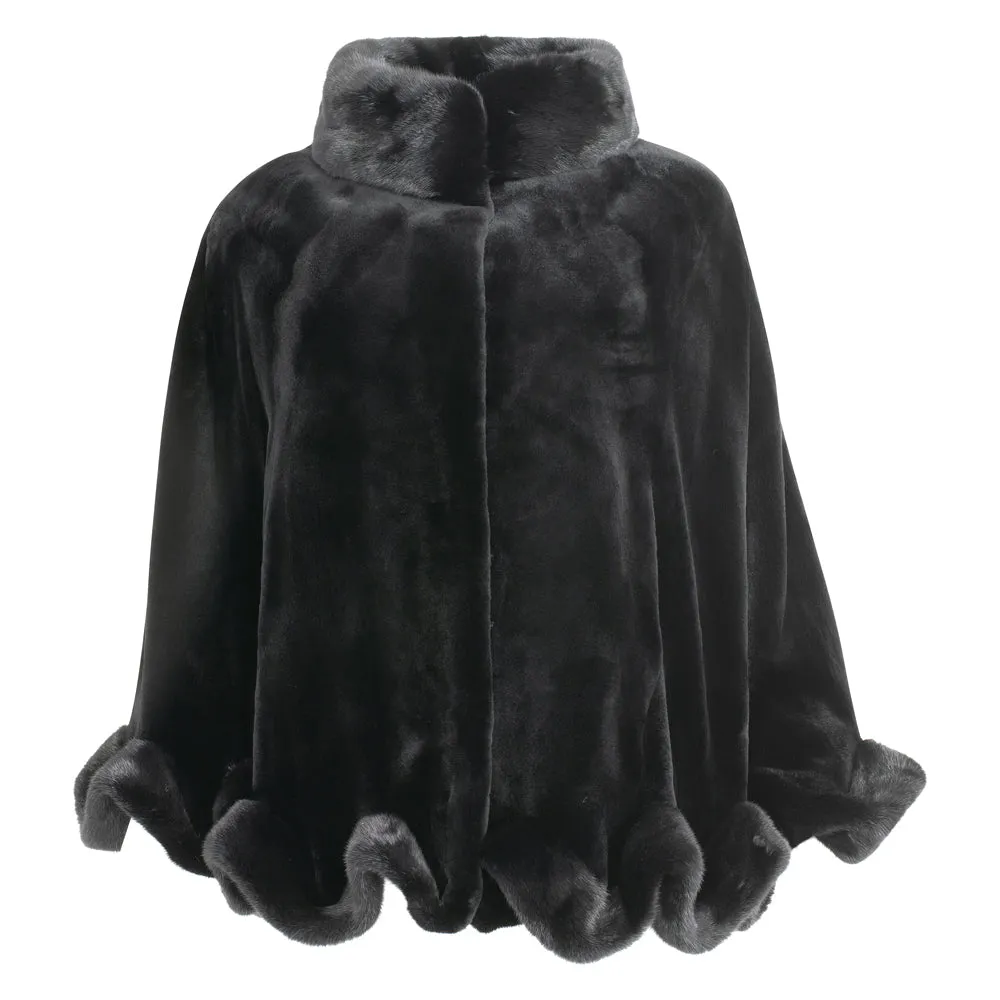 LUCILLA Mink fur cape