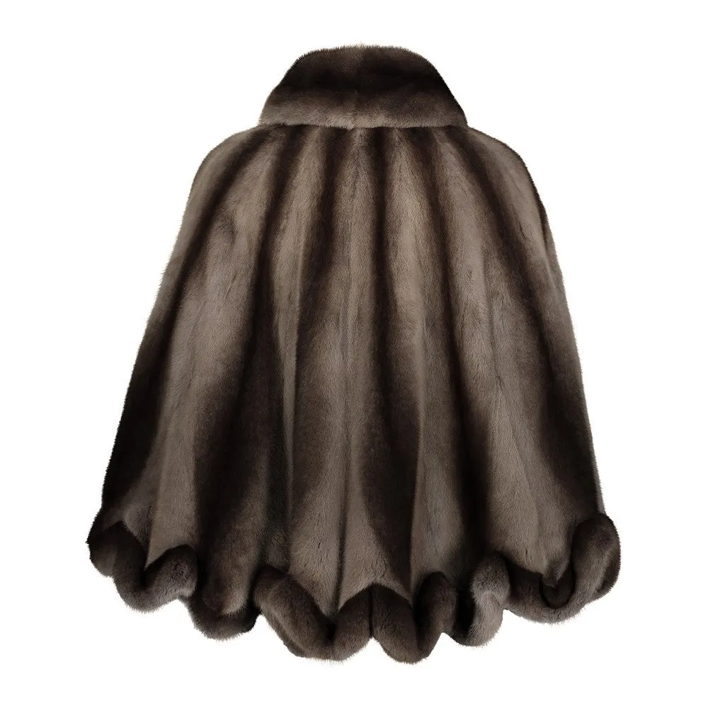LUCILLA Mink fur cape