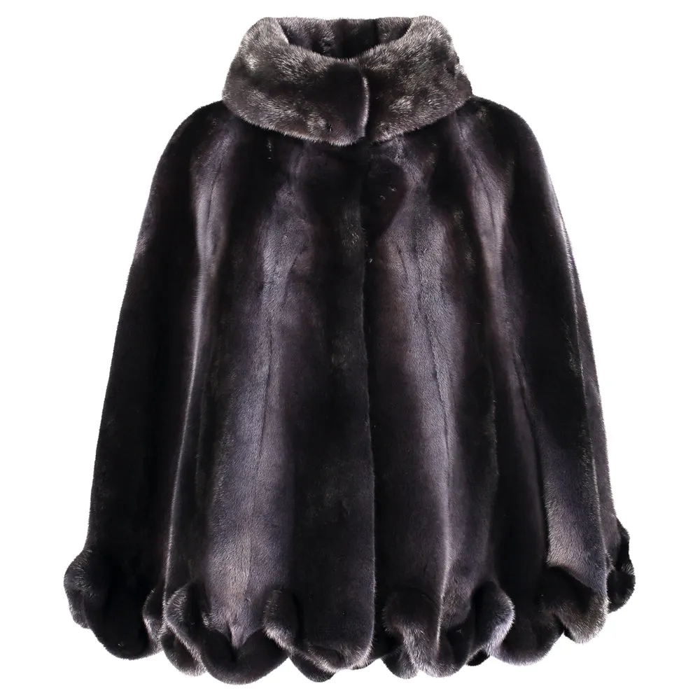LUCILLA Mink fur cape