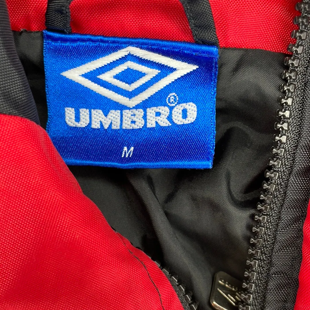 Manchester United 1992/1993 Managers Bench Coat - Medium - Vintage Umbro Jacket