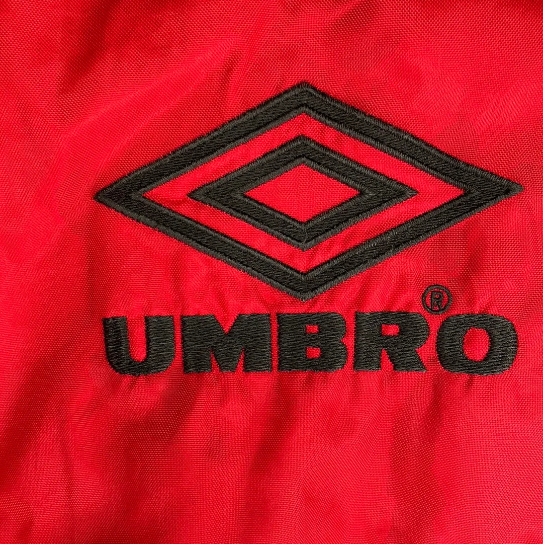 Manchester United 1992/1993 Managers Bench Coat - Medium - Vintage Umbro Jacket