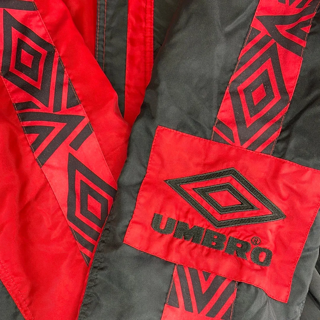 Manchester United 1992/1993 Managers Bench Coat - Medium - Vintage Umbro Jacket