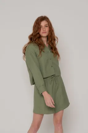 Nicola Top in Light Sage