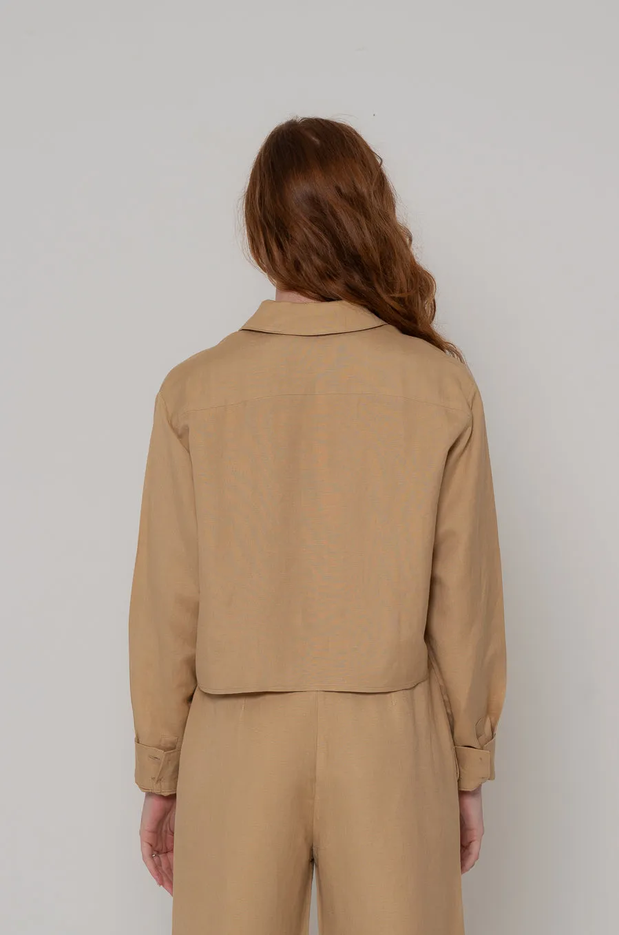 Nicola Top in Tan