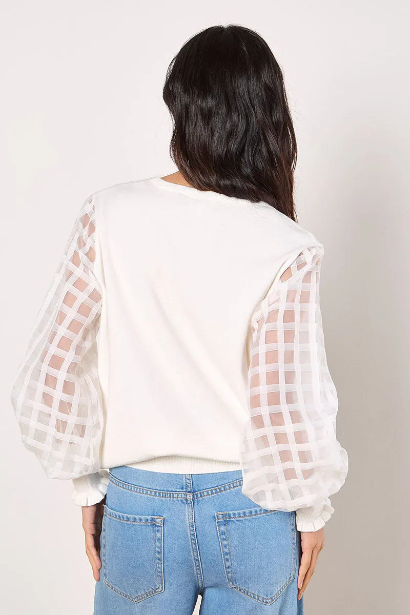 ORGANZA SQUARES JUMPER