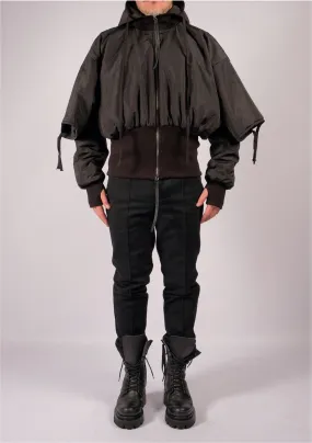 Padded Bomber Crop