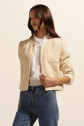 Patron jacket - Ecru boucle