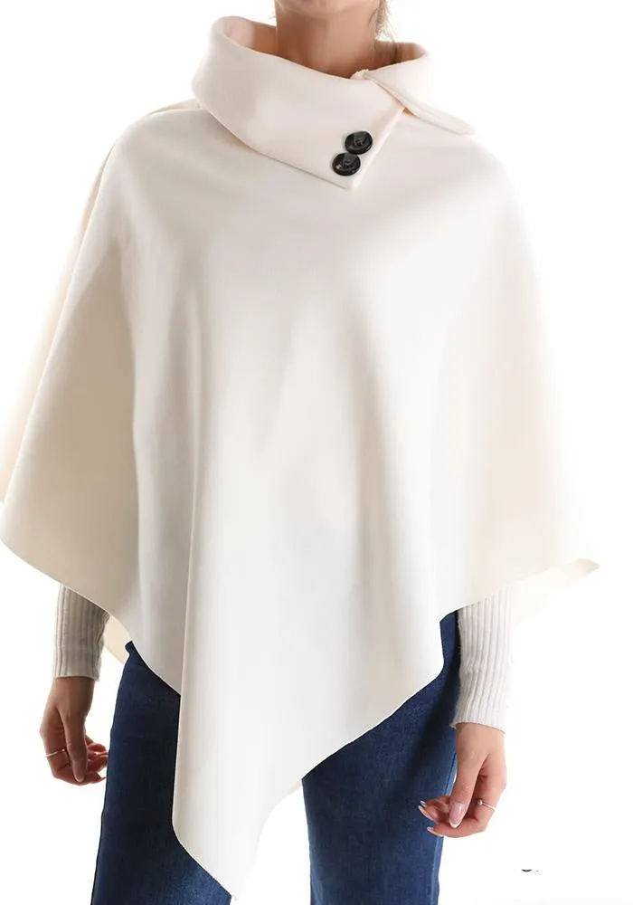 Polywool One size Designer Cape Poncho, Women winter cape