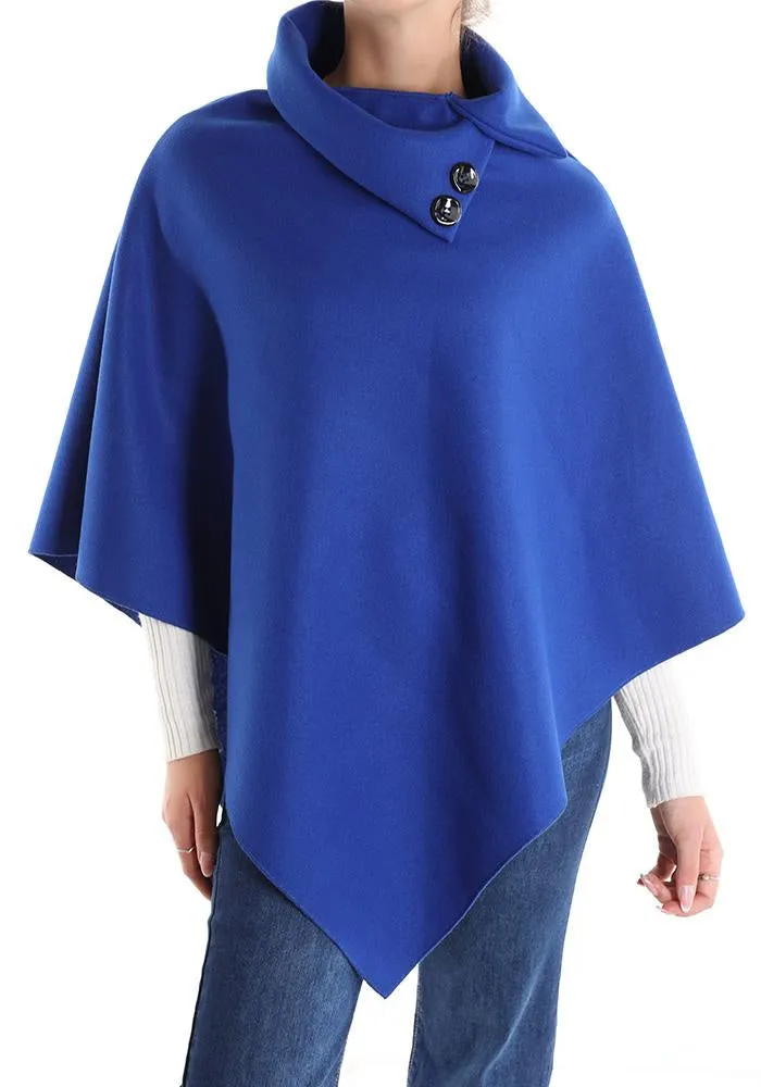 Polywool One size Designer Cape Poncho, Women winter cape