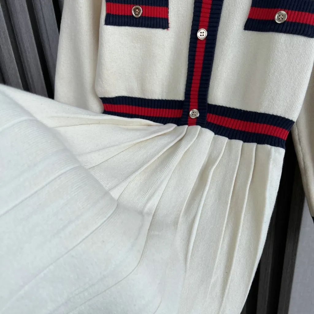 Premium Knit Cotton Classy Girls' Dress