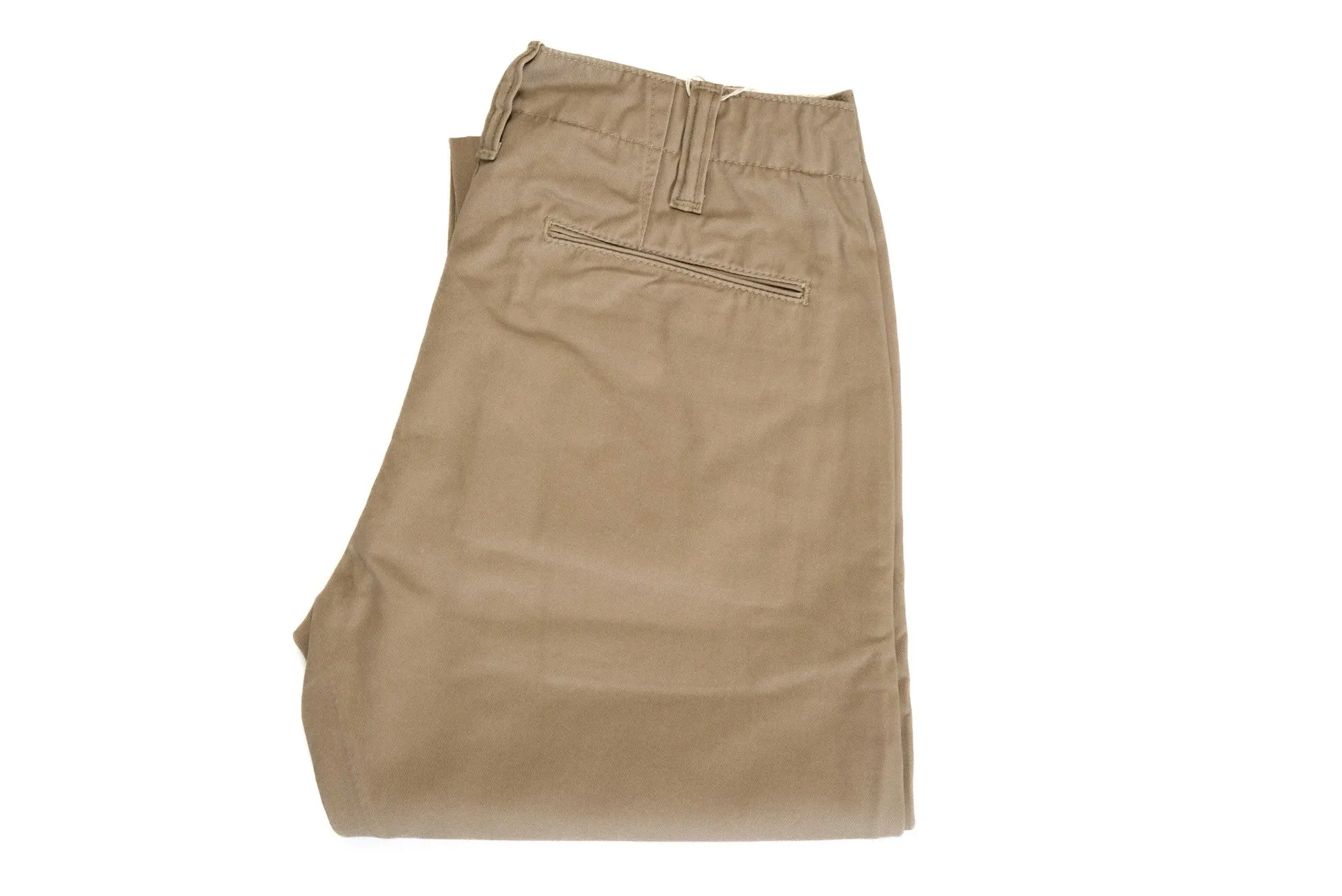 Pure Blue Japan 12oz High-Density "Worker's" Chinos (Beige)