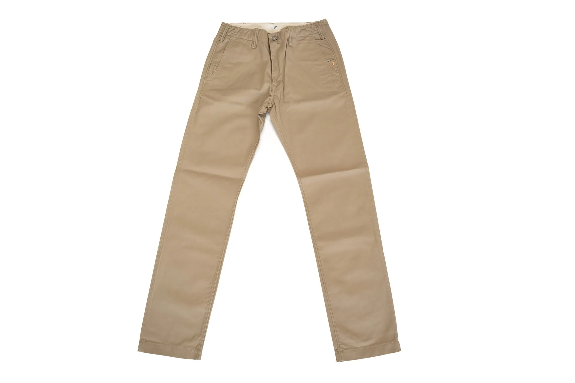 Pure Blue Japan 12oz High-Density "Worker's" Chinos (Beige)