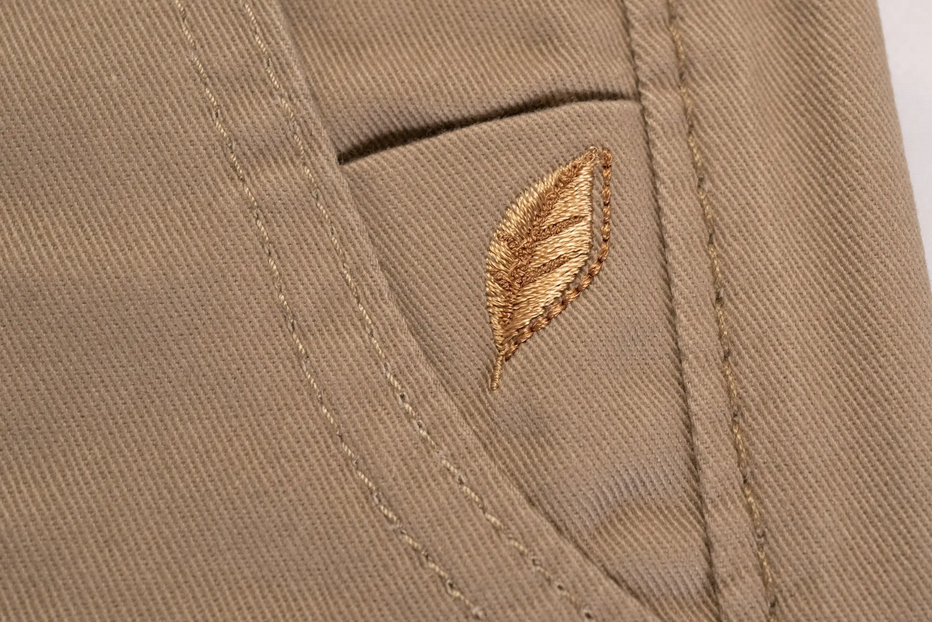 Pure Blue Japan 12oz High-Density "Worker's" Chinos (Beige)