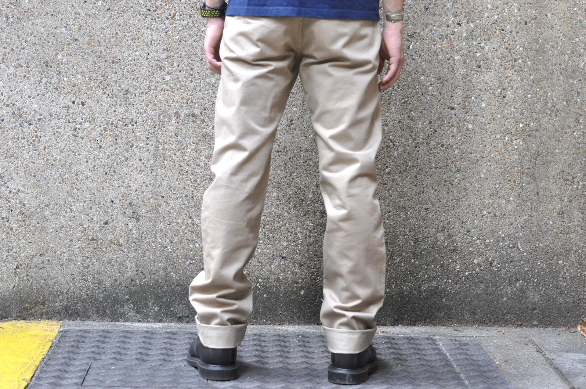 Pure Blue Japan 12oz High-Density "Worker's" Chinos (Beige)