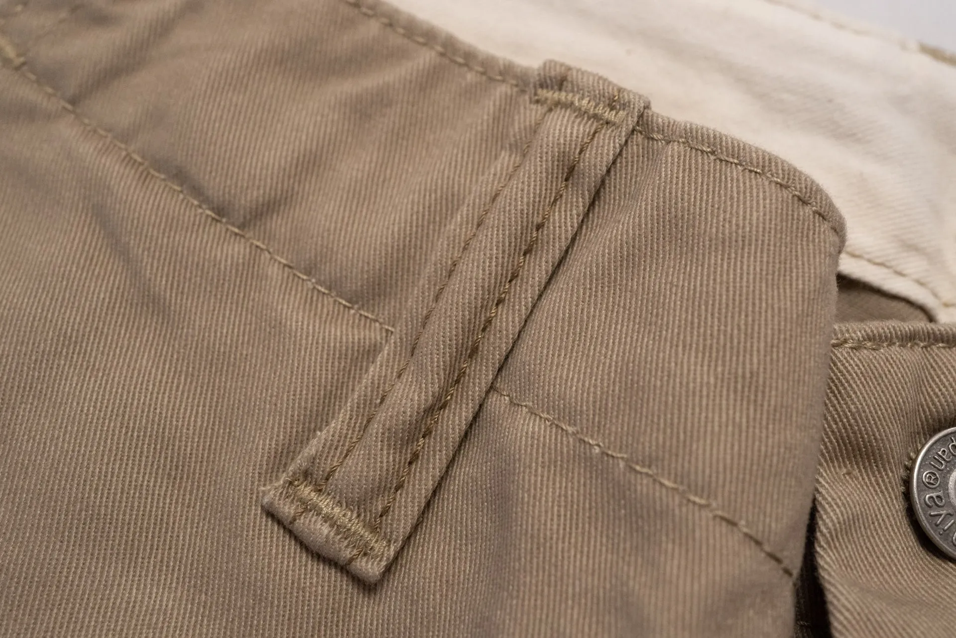 Pure Blue Japan 12oz High-Density "Worker's" Chinos (Beige)
