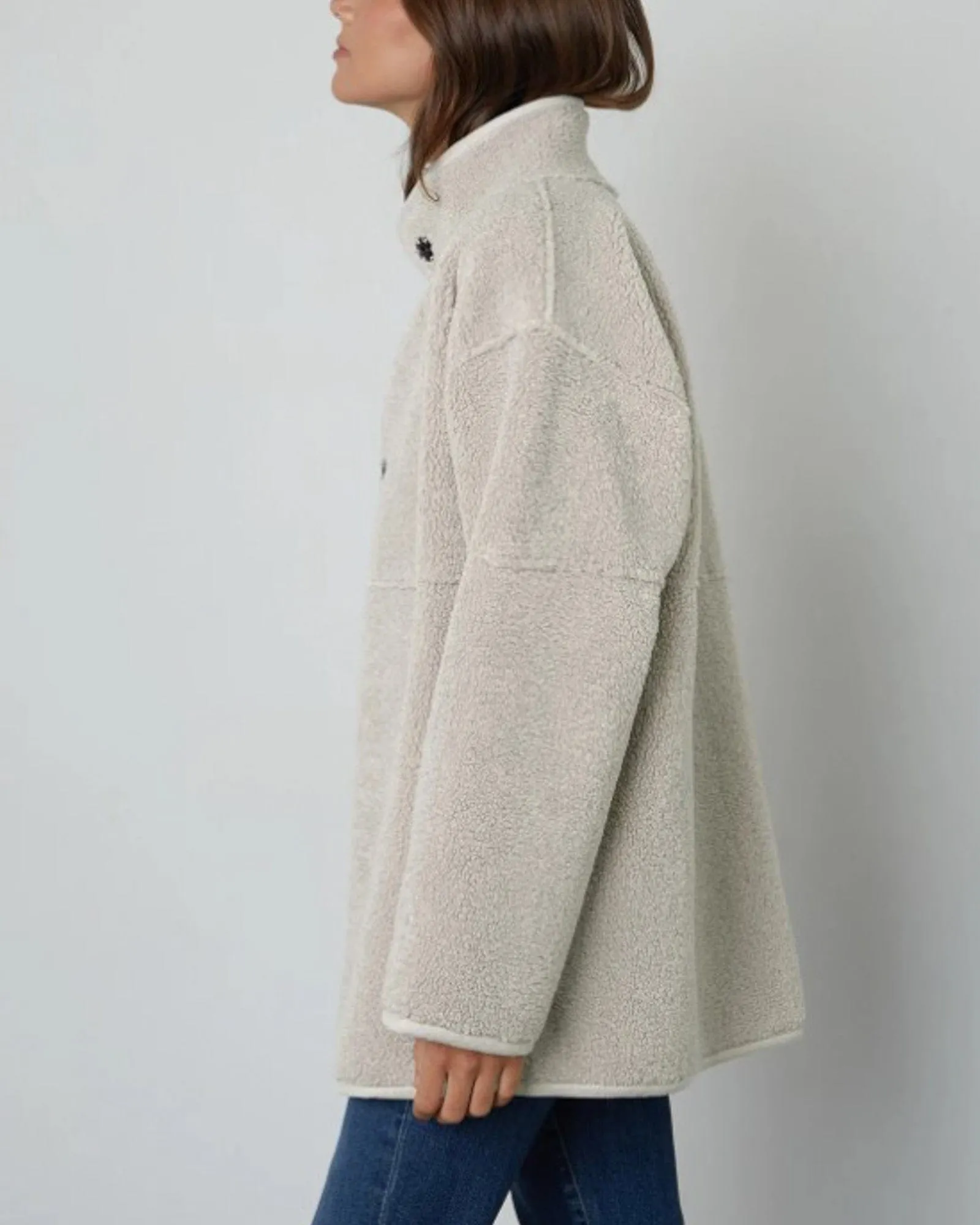 "Albany Reversible" Faux Shearling Jacket