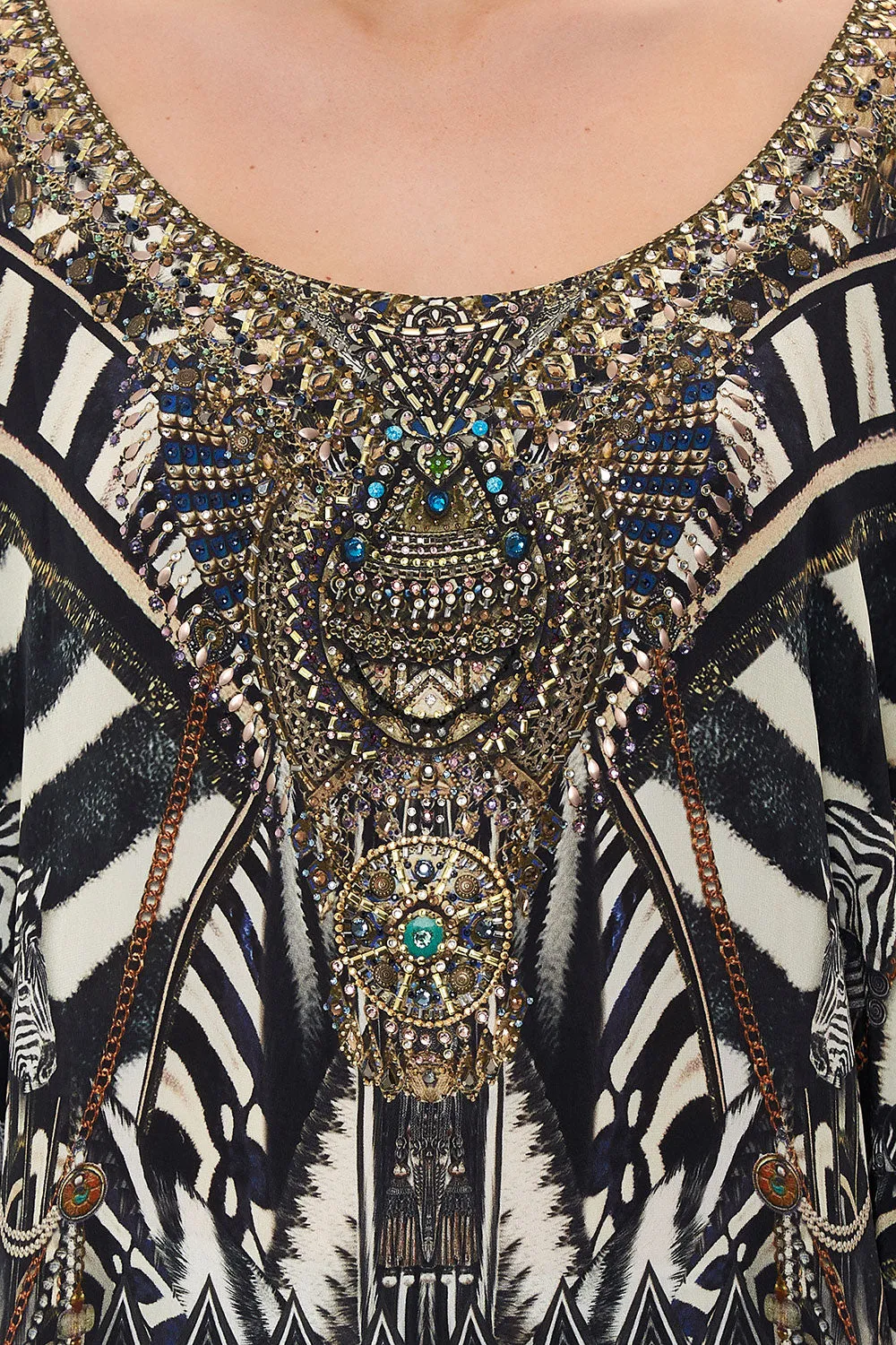 SHORT ROUND NECK KAFTAN KNIGHT OF THE WILD