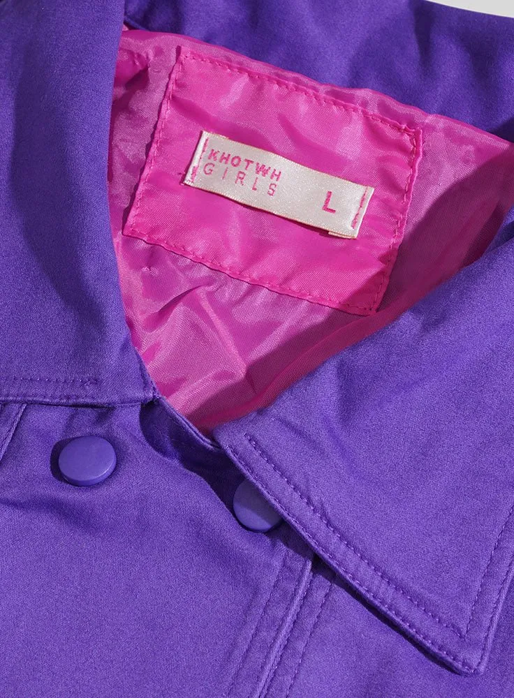 Sparkle Purple RD-Gabardine Vest