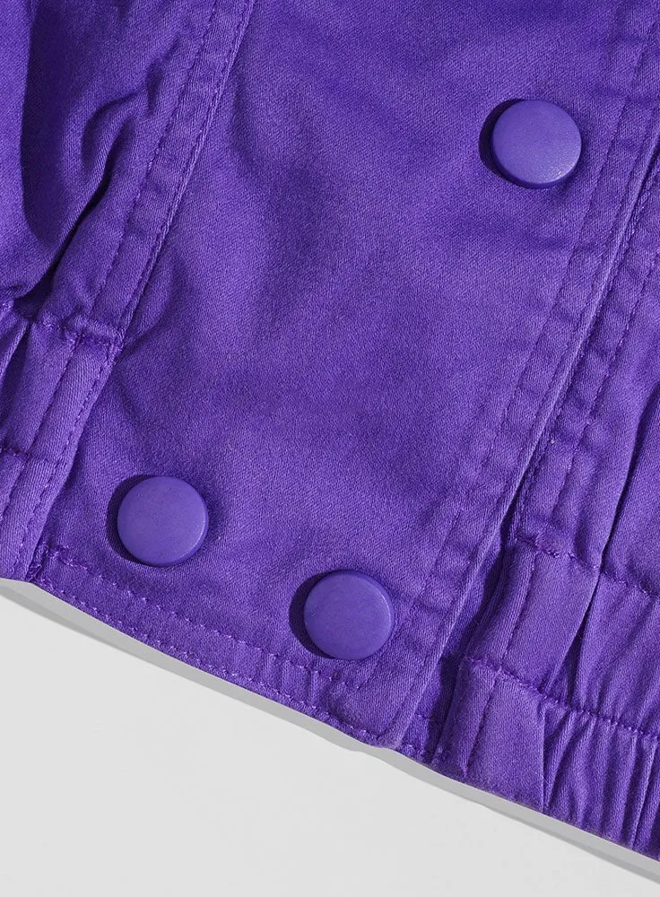 Sparkle Purple RD-Gabardine Vest