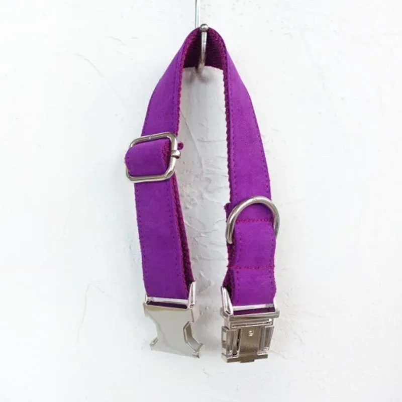 The Candy Purple Personalised Dog Collar