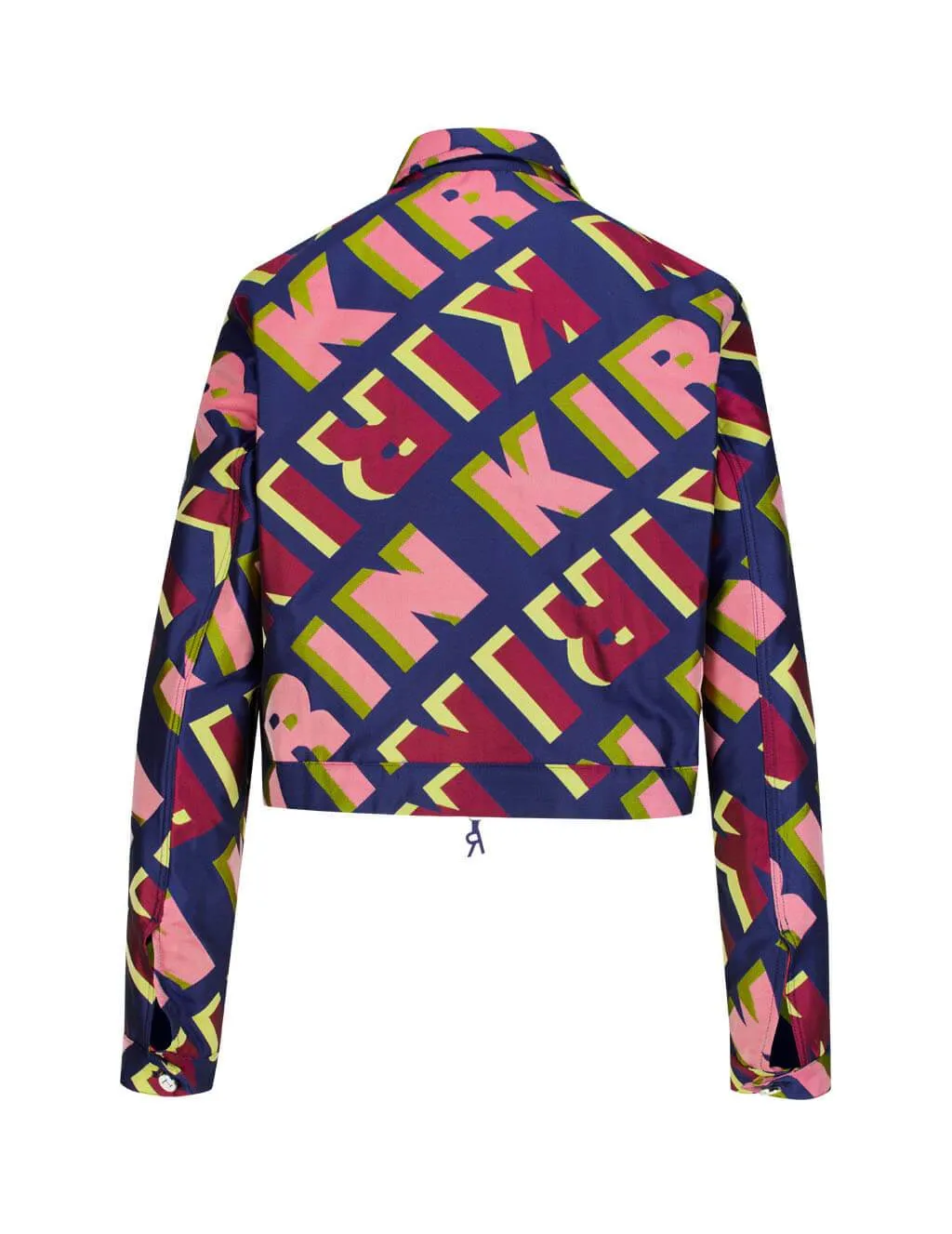 Typo Jacquard Bomber Jacket