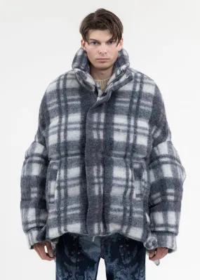 UPSIDE DOWN JACKET IN CHECK PATTERN